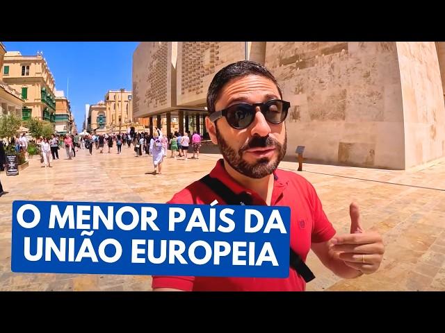 CHEGAMOS NO MENOR PAÍS DA UNIÃO EUROPEIA! Como é VALETA, História e Atrações de MALTA