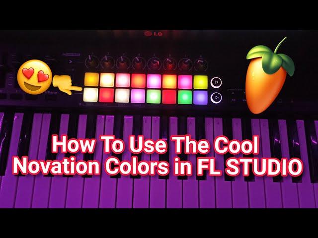 Novation launchkey cool color control for ( Fl Studio )