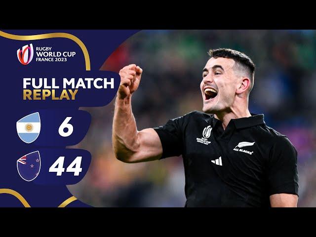 All Blacks DOMINATE semi-final! | Argentina v New Zealand | Rugby World Cup 2023 | Full Match Replay