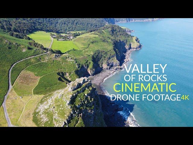 Valley of Rocks (North Devon, England) | Cinematic Drone Footage (4K) | DJI Mavic Air 2