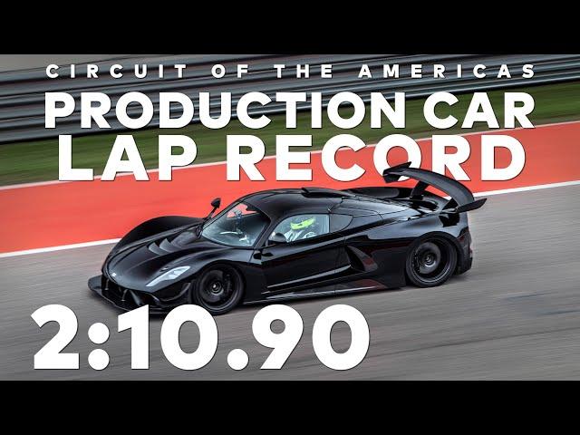 Hennessey Venom F5 Revolution | COTA Production Car Lap Record | 2:10.90