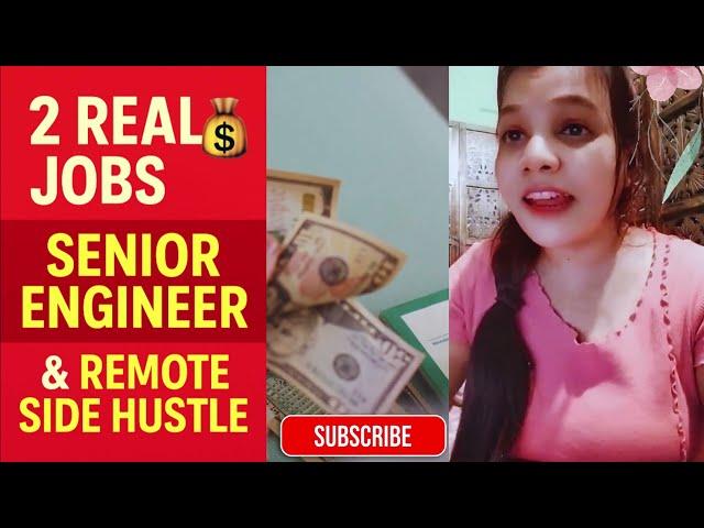 2 Real Jobs You Can Start NOW — Sr. Engineer & Easy Remote Side Hustle! #videoshort #passiveincome