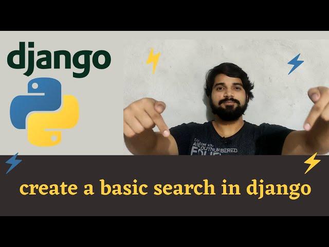 create a basic search in django