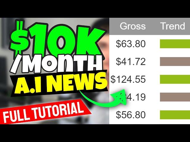 AI News Channel Makes $174/Hour - How To Create AI News Channel & Make Money Online 2024