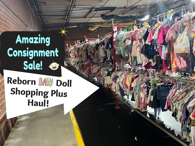 HAVINGUON Amazing Consignment Sale! Reborn Baby Doll Shopping and Haul!