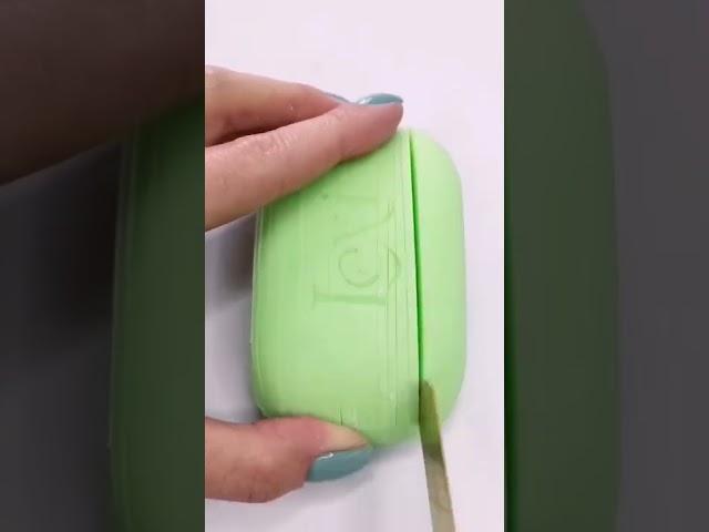 How to cut cubes on soap for asmr video