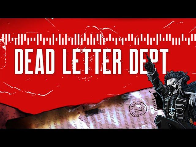 Data Entry...BUT SPOOOOKY! - DEAD LETTER DEPT