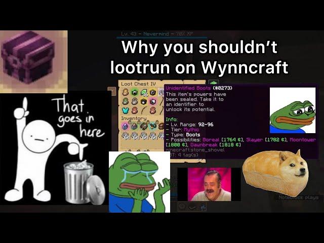 Finding the worst mythic on Wynncraft.