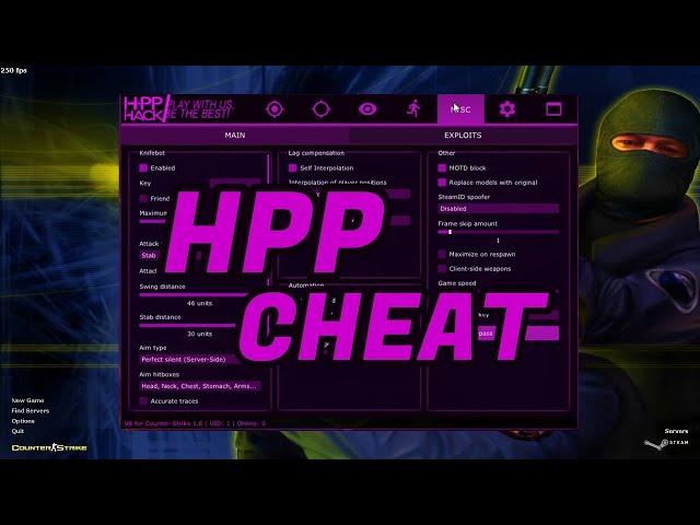 CS 1.6 HPP CHEAT TUTORIAL | AIMBOT / VISUALS / STRAFE | WORKING 100%