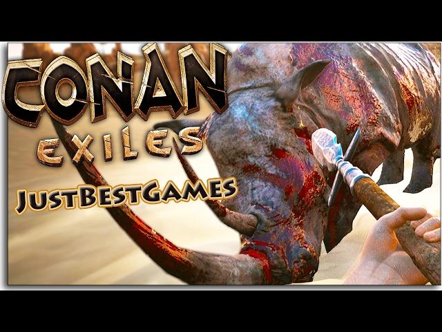 Conan Exiles - КАК МЫ ВСТРЕТИЛИ ДРУГА - БАГОВАННЫЙ НОСОРОГ! #5