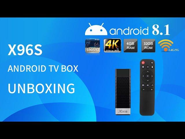 2020 New arrival tv stick X96s amlogic S905Y2 android 8.1 smart tv box