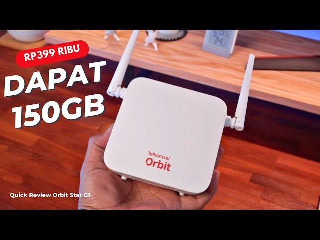 Modem Telkomsel Orbit Termurah Buat Di Rumah!! Review Orbit Star G1