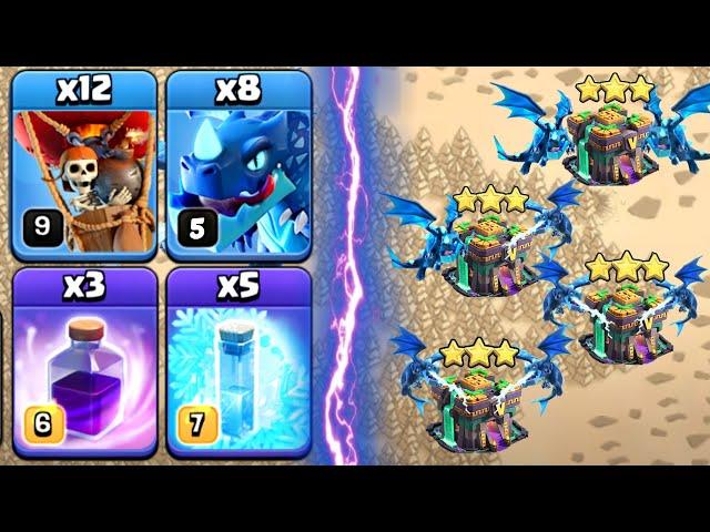 Electro Dragon (SPAM) Attack Strategy Th14 - Best Th14 Attack Strategy in 2023 (Clash of Clans)