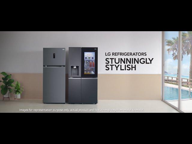 LG Refrigerator | Elevate Your Decor With #StunninglyStylish Refrigerators | LG India