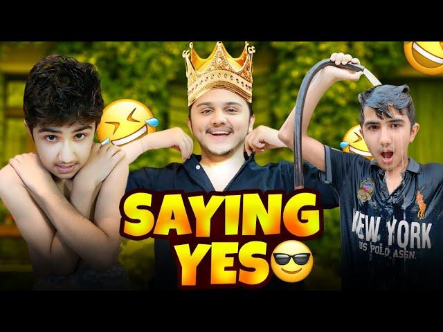 My little Brother Saying Yes To Mee ️ || Pani Sy Nehlaadiyah 