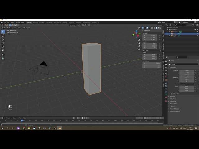 Blender 2.91 Панель свойств