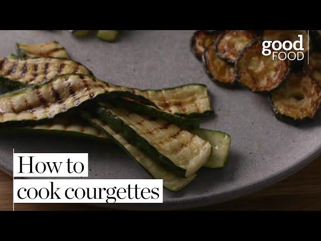 How to cook courgettes