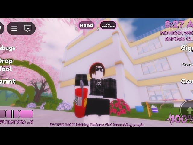 Yandere Simulator Fan Game on Roblox (Yan Sim Test Game)