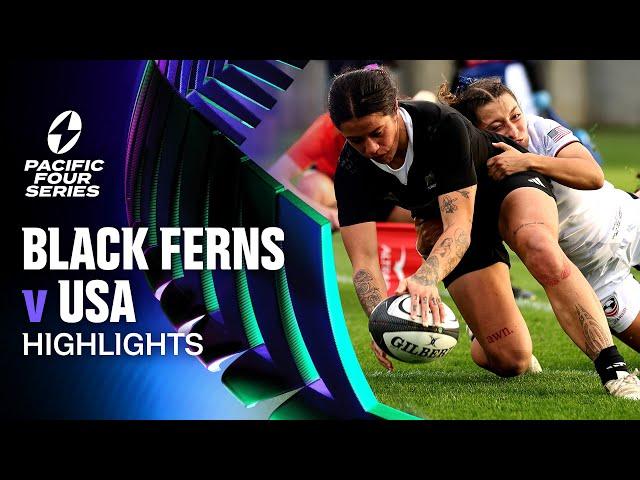 HIGHLIGHTS | Black Ferns v USA | 2025, Pacific Four