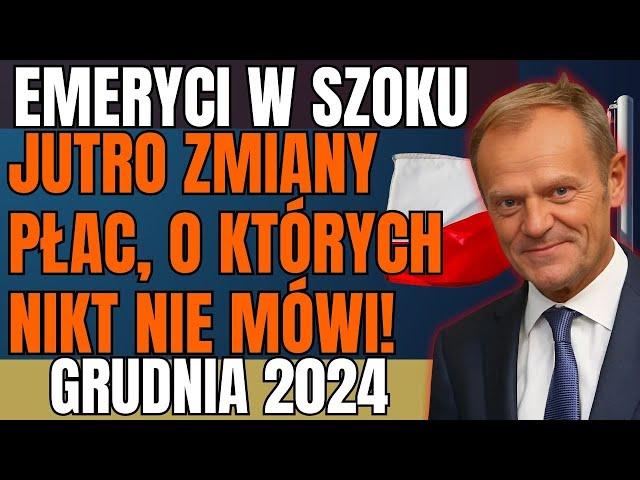 EMERYCI W SZOKU: OD JUTRA WIELKIE ZMIANY W WYNAGRODZENIACH CO ZMIENI SIĘ W EMERYTURACH GRUDZIEŃ 2024