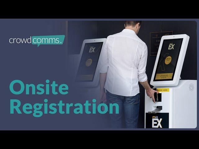 CrowdComms Onsite Registration