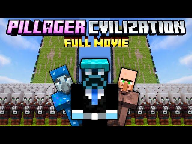 The ULTIMATE Minecraft PILLAGER CIVILIZATION MOVIE