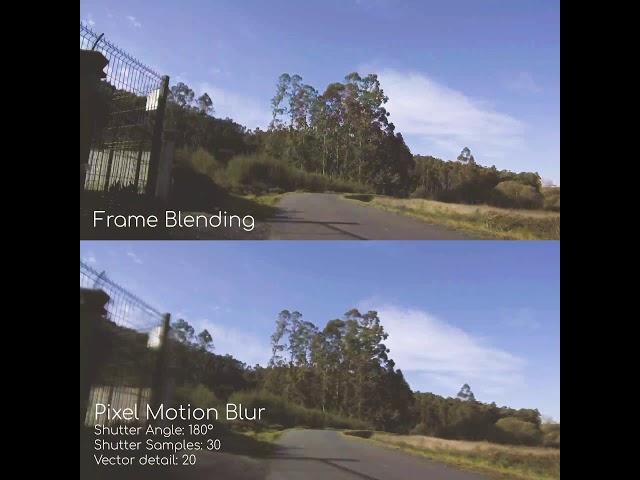 Comparative: Frame Blending vs Pixel Motion Blur of Hyperlapse with Osmo+