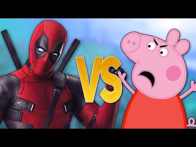 ДЭДПУЛ VS СВИНКА ПЕППА | СУПЕР РЭП БИТВА | Deadpool 2 ПРОТИВ Peppa Pig