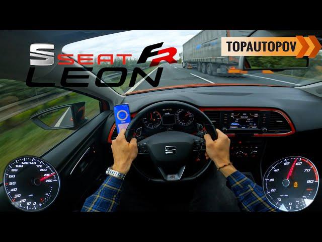 Seat Leon FR 1.8TSI (132kW) |95| 4K60 TEST DRIVE – TUNED SOUND, ACCELERATION & ENGINE |TopAutoPOV