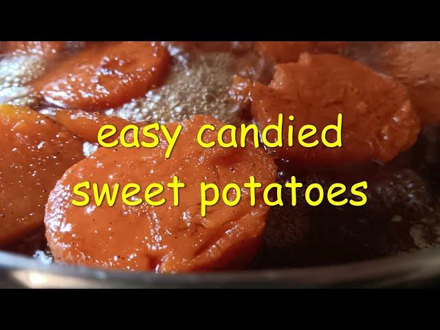 easy candied sweet potatoes