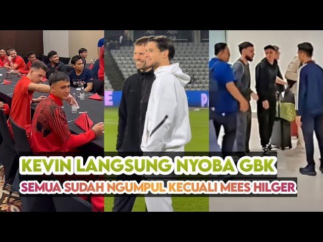 SEMUA SUDAH NGUMPUL KECUALI MEES HILGER - Kevin Diks Nyobain Perdana Lapangan GBK...