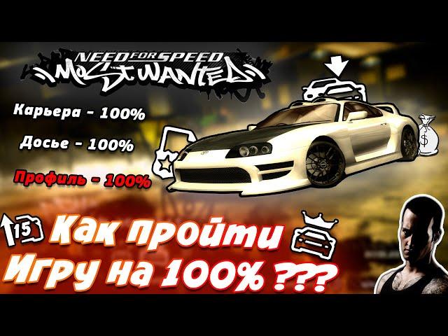 Как пройти NFS MOST WANTED 2005 НА 100% ???