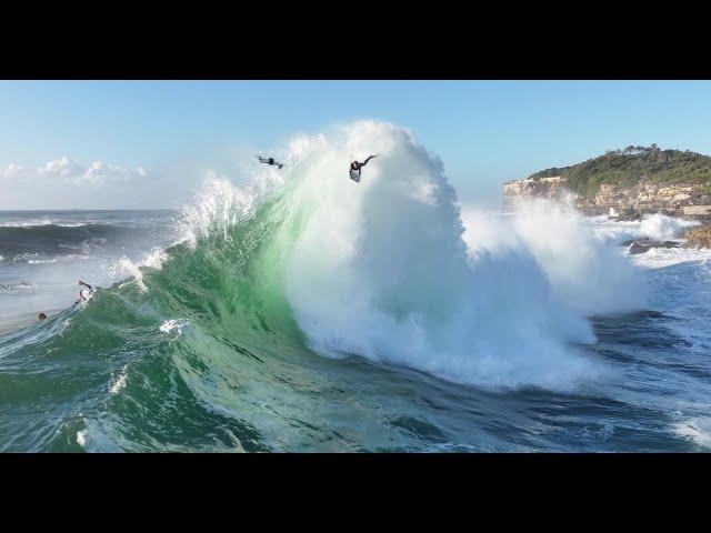 CAPE SOLANDER GOES PSYCHO -12/04/24 // #surfing & #bodyboarding // Sky Monkey