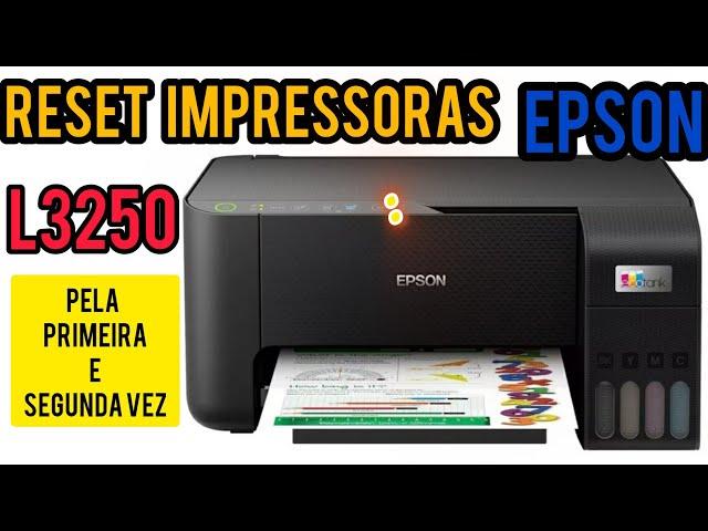 Como Fazer Reset impressora Epson L3250 pela primeira e segunda Vez