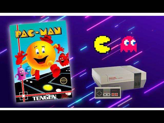 Pac-Man Nintendo NES Retro Gaming Gameplay - HD 1080p