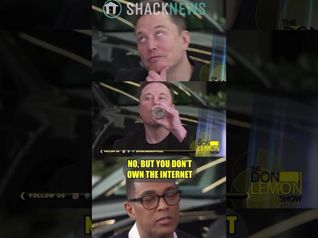 'You desperately want censorship' - Elon Musk to Don Lemon #elonmusk #donlemon #censorship