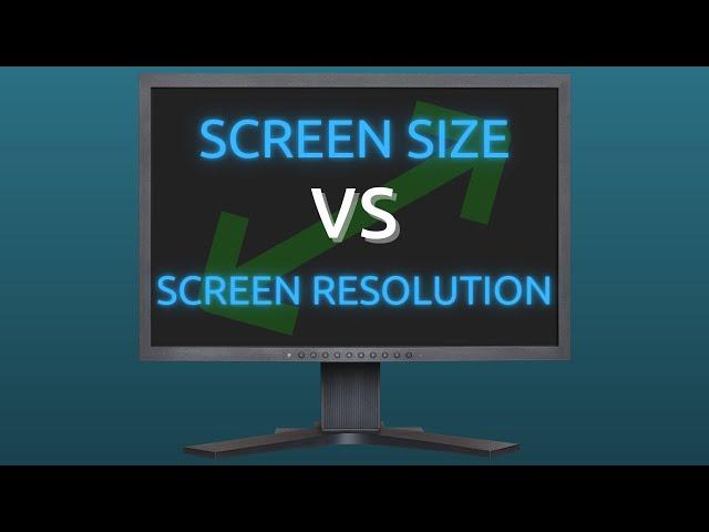 Screen Size vs Screen Resolution - Explained