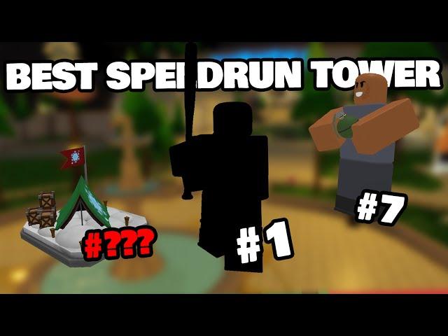 Best Tower For Speedrun Challenge (Tower Defense Simulator) | Roblox