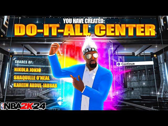 NEW GAME-CHANGING BEST CENTER BUILD is ONE OF A KIND in NBA 2K24! *INSANE* ALL AROUND BIG MAN BUILD!