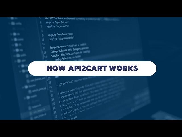 How API2Cart Works? (the workflow)