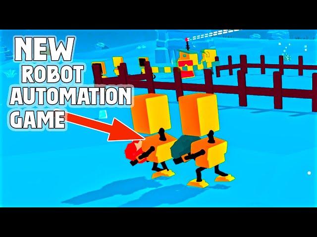 Awesome Robot automation game  -  Rebots demo   first look, let's play