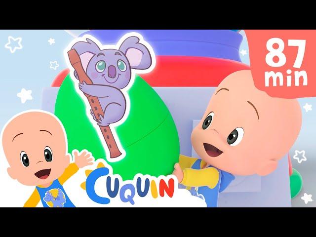 Colorful Egg Machine: learn the animals with Cuquin and more videos | Videos & cartoons for babies