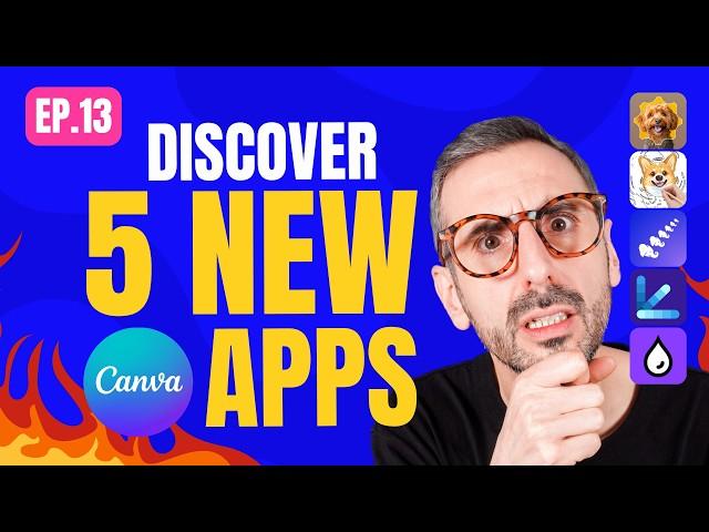 Hot New Canva Apps | Ep. 13 | Replicator, Frame Blur, Shape Cropper, Speed Painter, Color Harmony