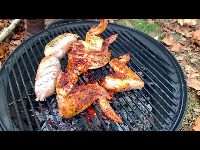 A simple barbecue from the road.