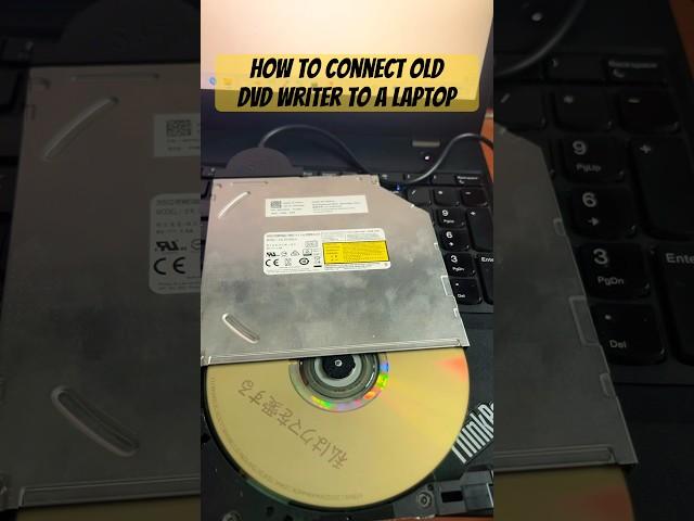 How to connect old DVD Writer to a Laptop