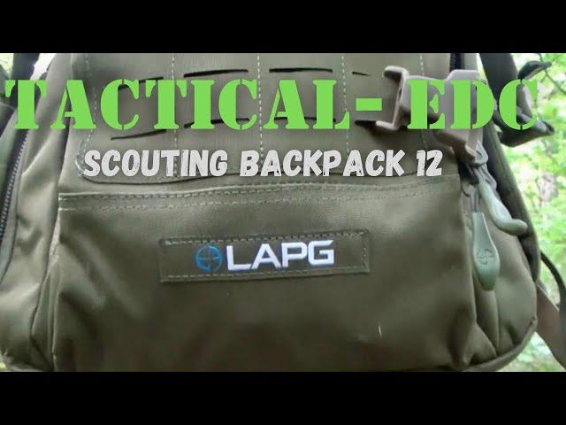 Tactical EDC Backpack LA Police Gear 12-hour bag for scouting