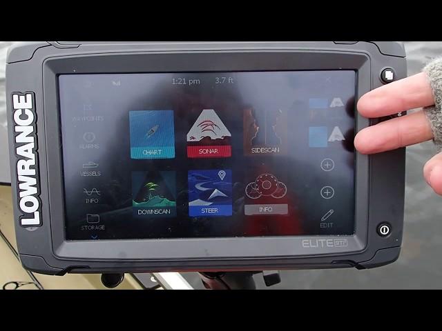 Lowrance Elite TI2 - Trails and Waypoints - Creating, Editing, and more