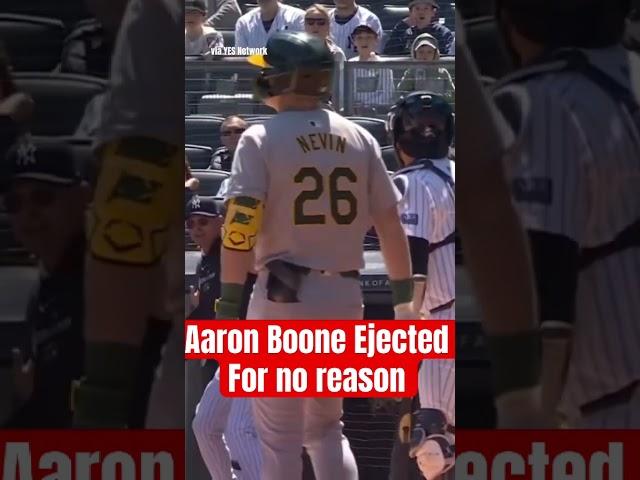 Aaron Boone Ejected for no reason