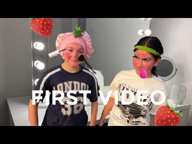 STRAWBERRY SISTERS DO GLAM MAKEUP