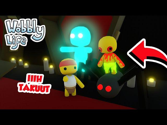 KITA TERJEBAK DI RUMAH HANTU PALING HORORR DI WOBBLY LIFE!!!